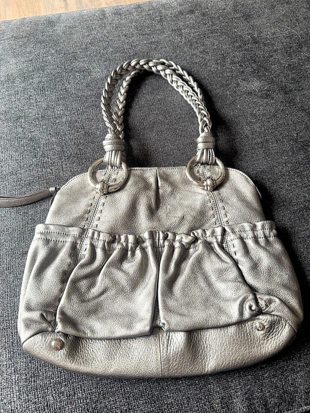 B. Makowsky silver Shoulder Bag